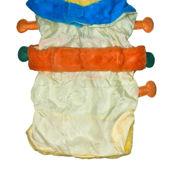 Soft Fleece Colorful Caterpillar Dog Costume Outfit Halloween Large Unisex - Picture 8 of 8